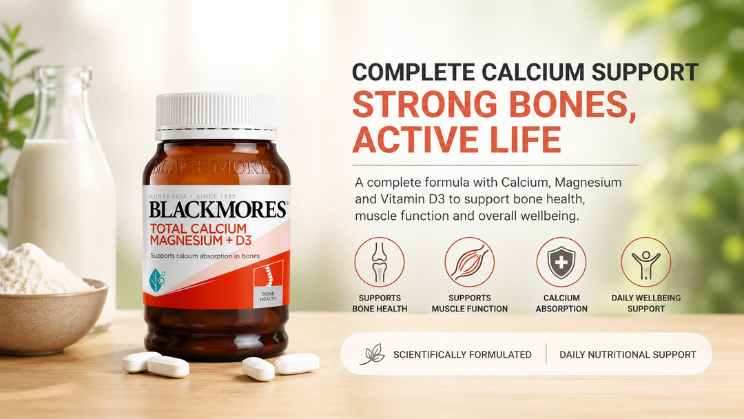 Calcium Is More Than Just Milk | Blackmores Total Calcium Magnesium + D3