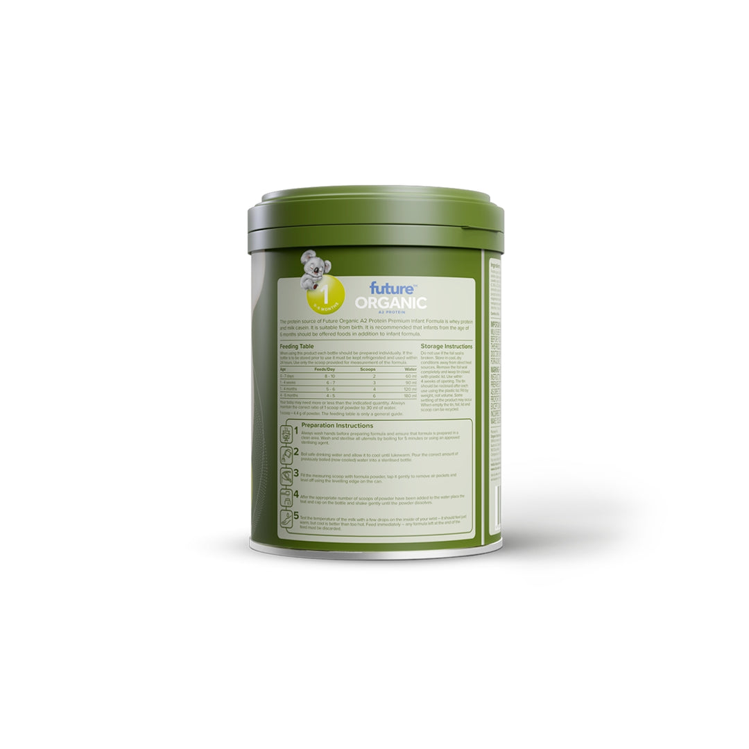 Future Organic A2 Protein Premium Stage 1 Infant Formula