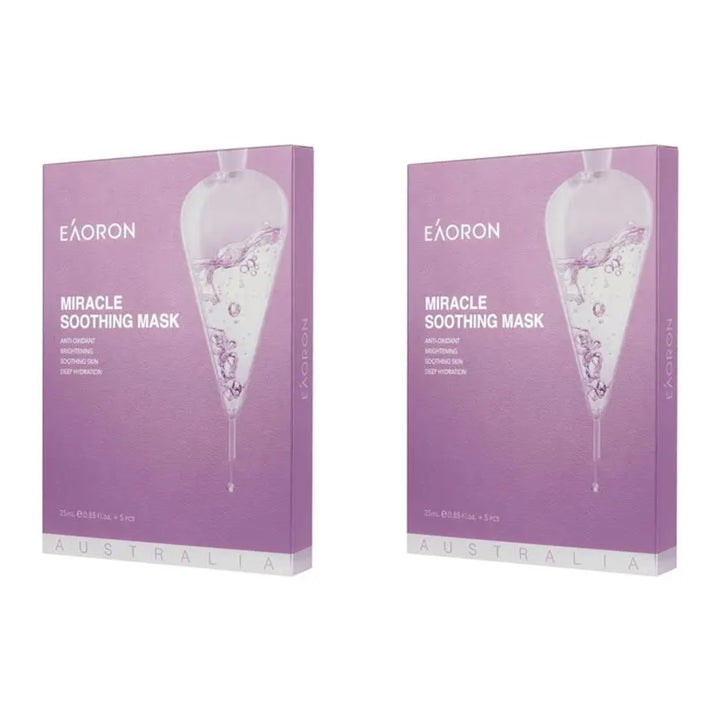 Eaoron Miracle Soothing Mask（5 Masks × 25 mL Each）