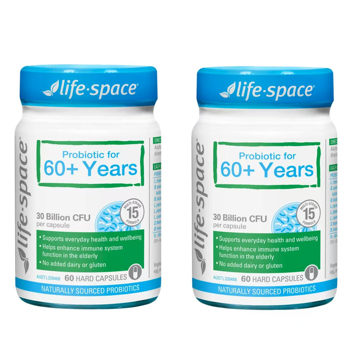 Life Space Probiotic for 60+ Years 60 Capsules