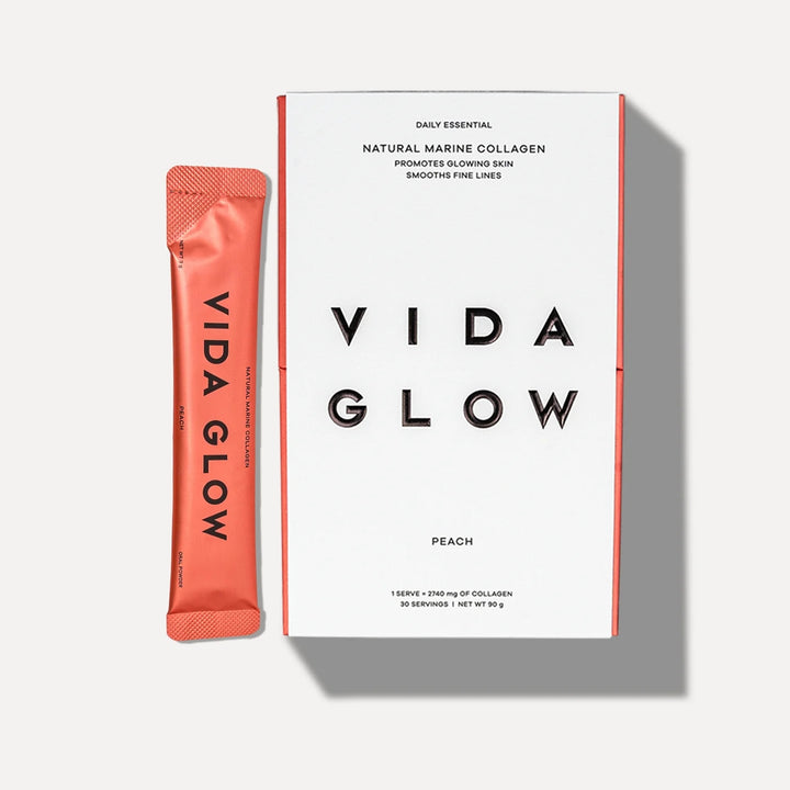 Vida Glow 天然深海胶原蛋白粉 水蜜桃味 90克（30袋装）