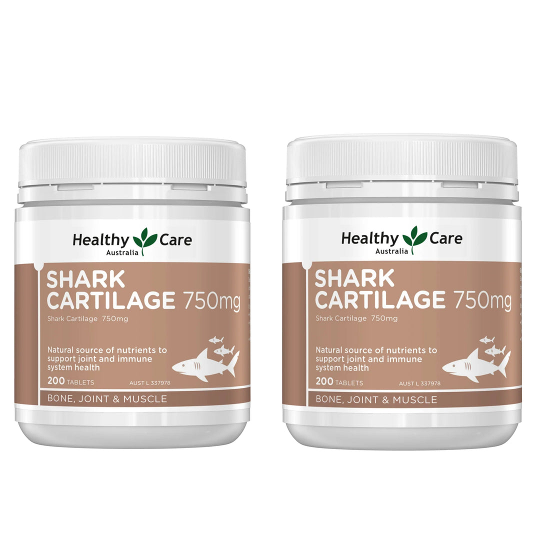 Healthy Care Shark Cartilage 750mg 200 Tablets