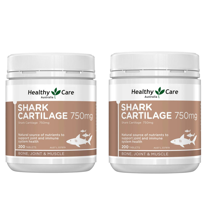 Healthy Care Shark Cartilage 750mg 200 Tablets
