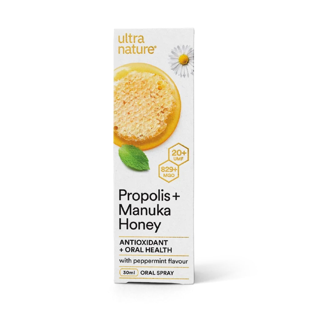 Ultra Nature Propolis &amp; Manuka Honey Oral Spray 30mL