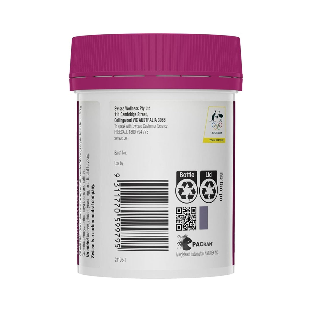Swisse Ultiboost High Strength Cranberry  90 Capsules