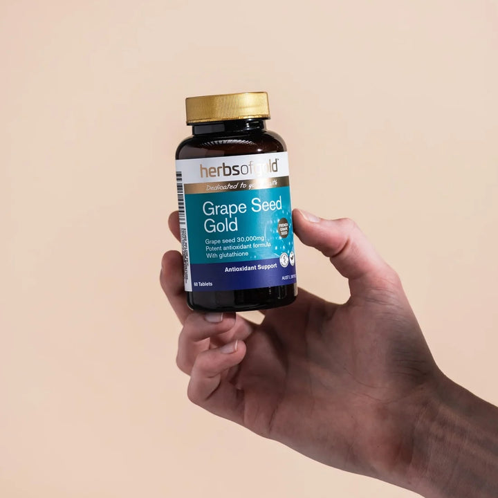 Herbs of Gold Grape Seed Gold 60 Tablets