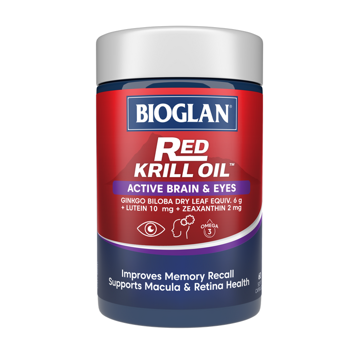 Bioglan Red Krill Oil™ Active Brain &amp; Eyes 60 Capsules