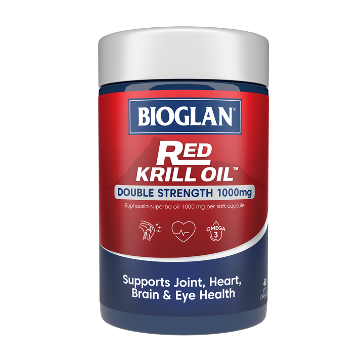 Bioglan Red Krill Oil™ Double Strength 1000mg 60 Capsules