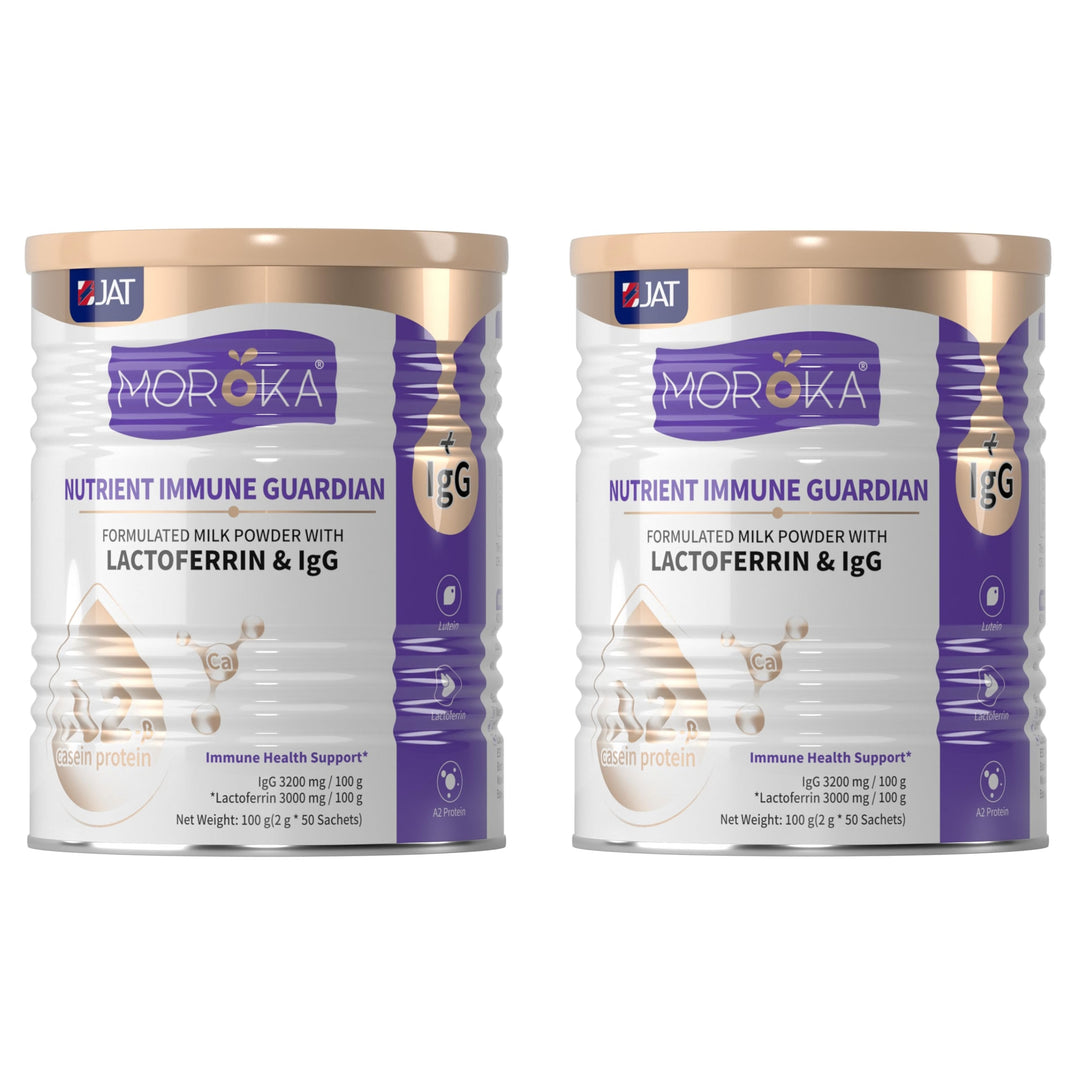 Moroka Nutrient Immune Guardian Formulated Milk Powder with Lactoferrin &amp; IgG 100 g