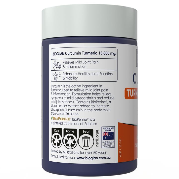 Bioglan Curcumin 60 Tablets