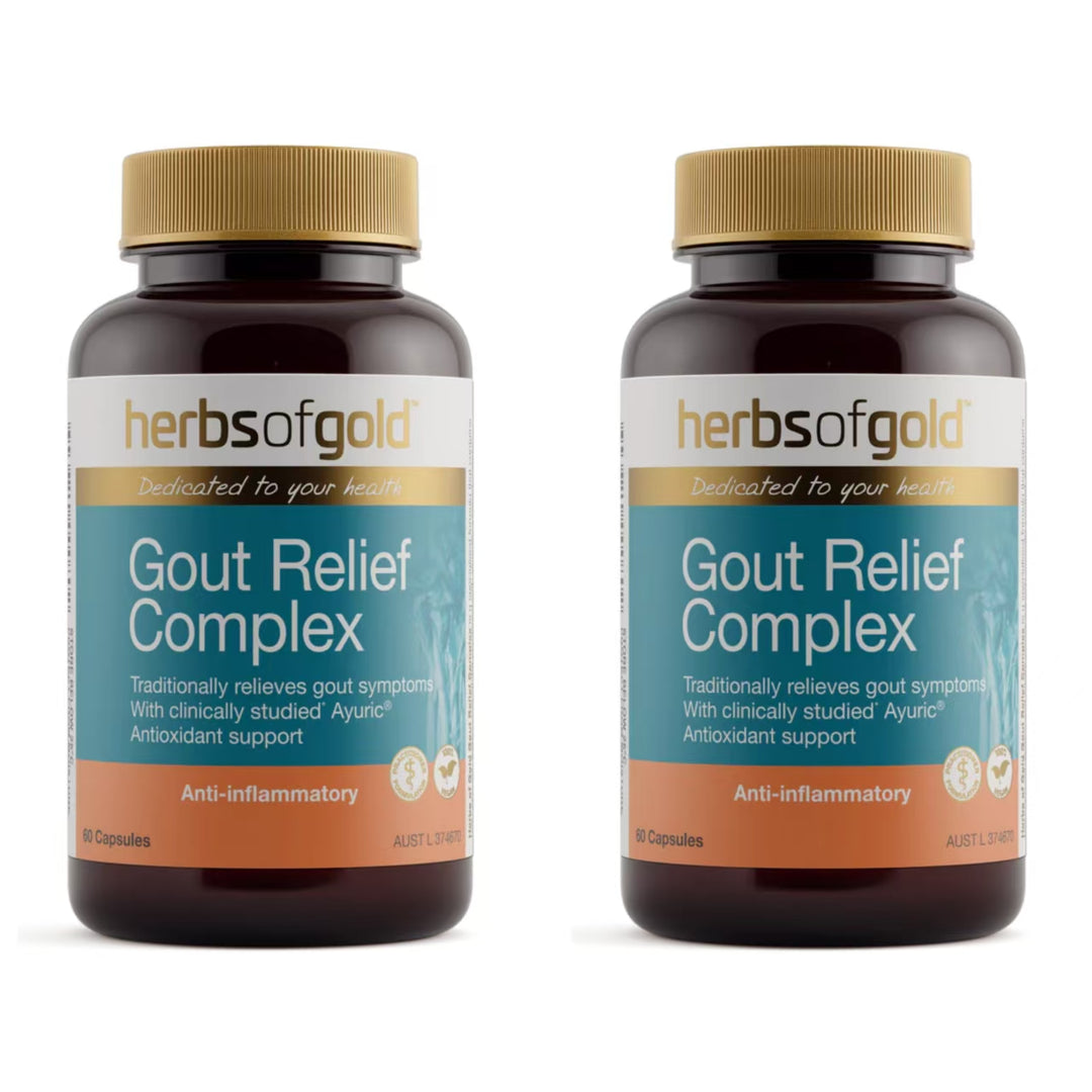 Herbs of Gold Gout Relief Complex 60 Capsules