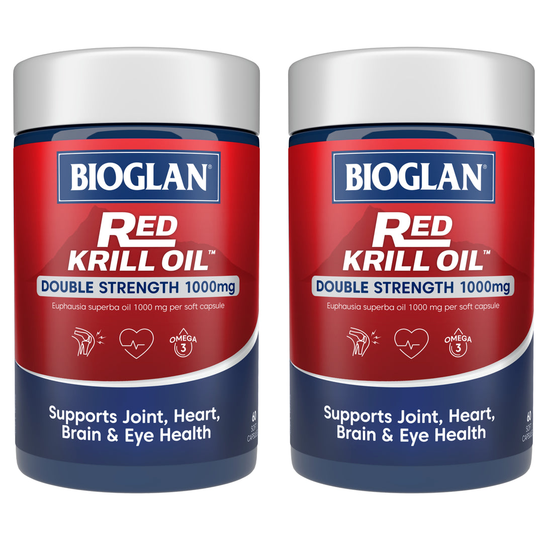 Bioglan Red Krill Oil™ Double Strength 1000mg 60 Capsules