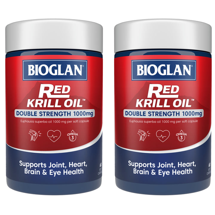 Bioglan Red Krill Oil™ Double Strength 1000mg 60 Capsules