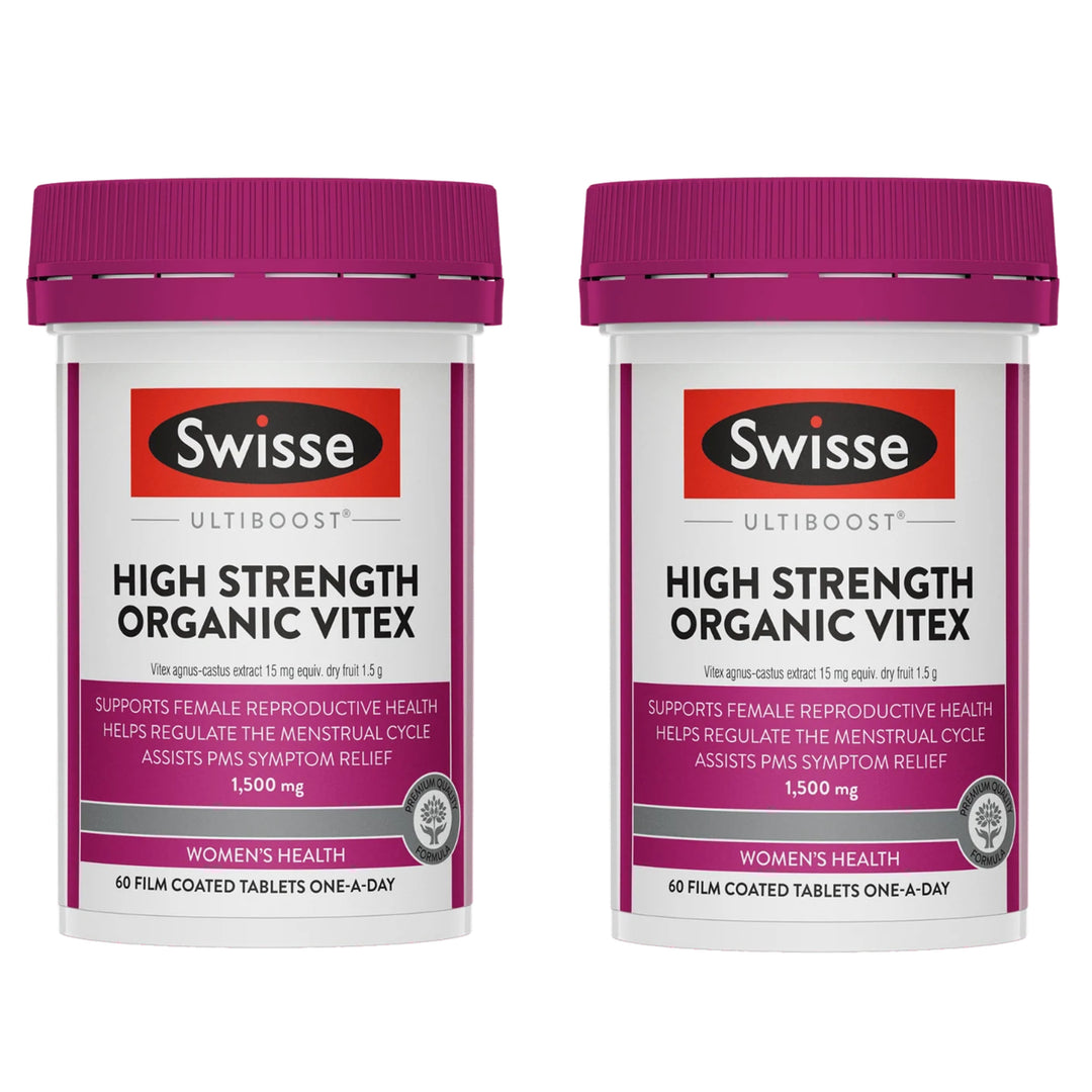 Swisse Ultiboost High Strength Organic Vitex 60 Tablets