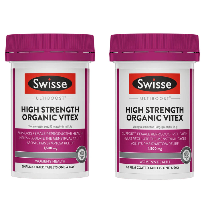 Swisse Ultiboost High Strength Organic Vitex 60 Tablets