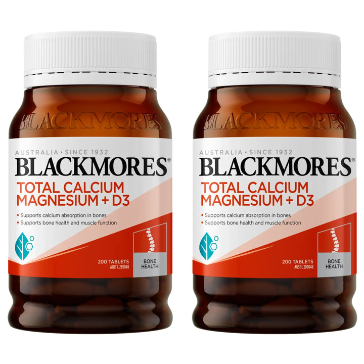 Blackmores Total Calcium Magnesium + D3 200 Tablets