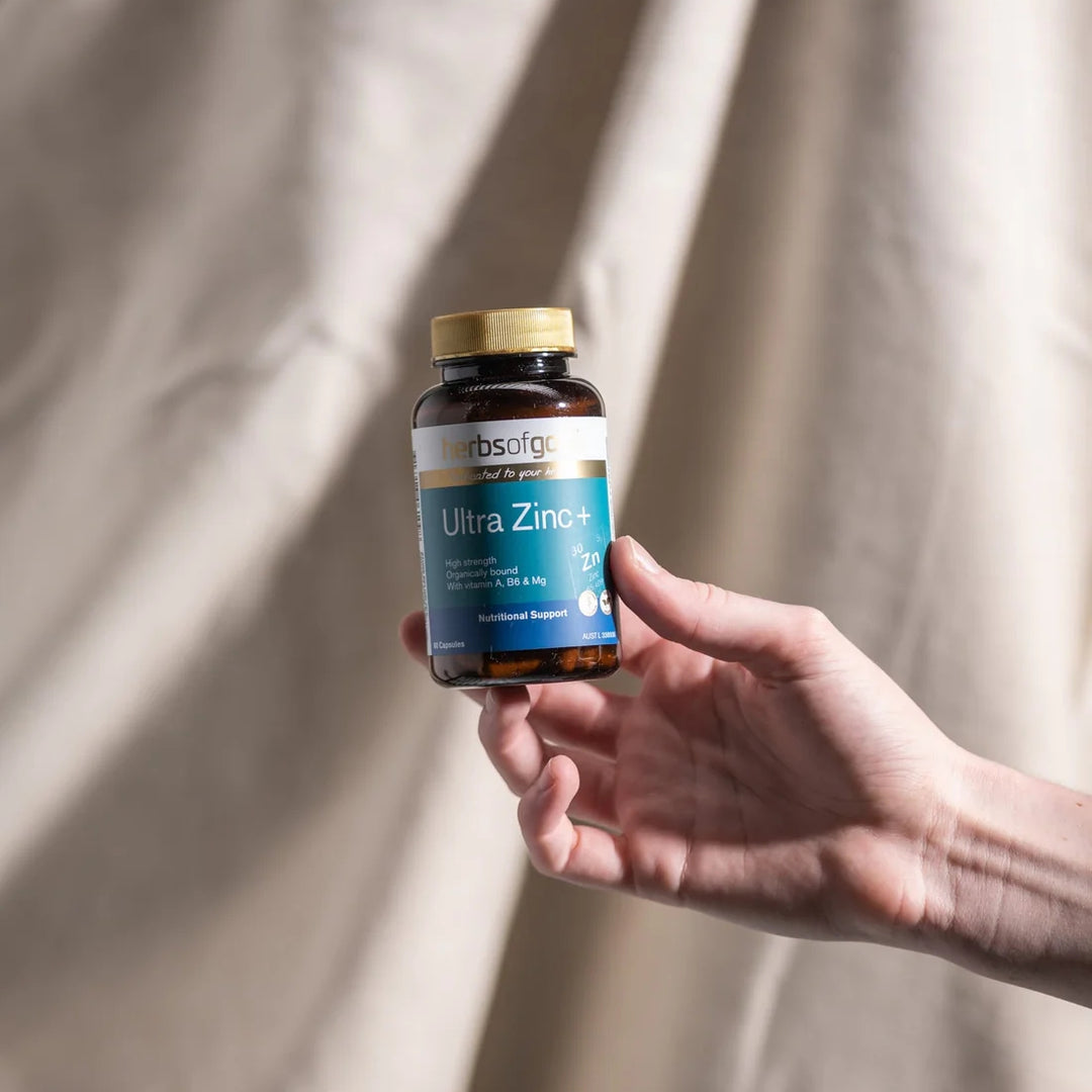 Herbs of Gold Ultra Zinc+ 60 Capsules