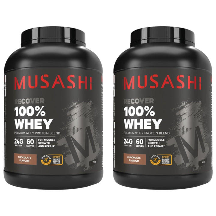 Musashi 100% Whey Protein Powder Chocolate 2kg