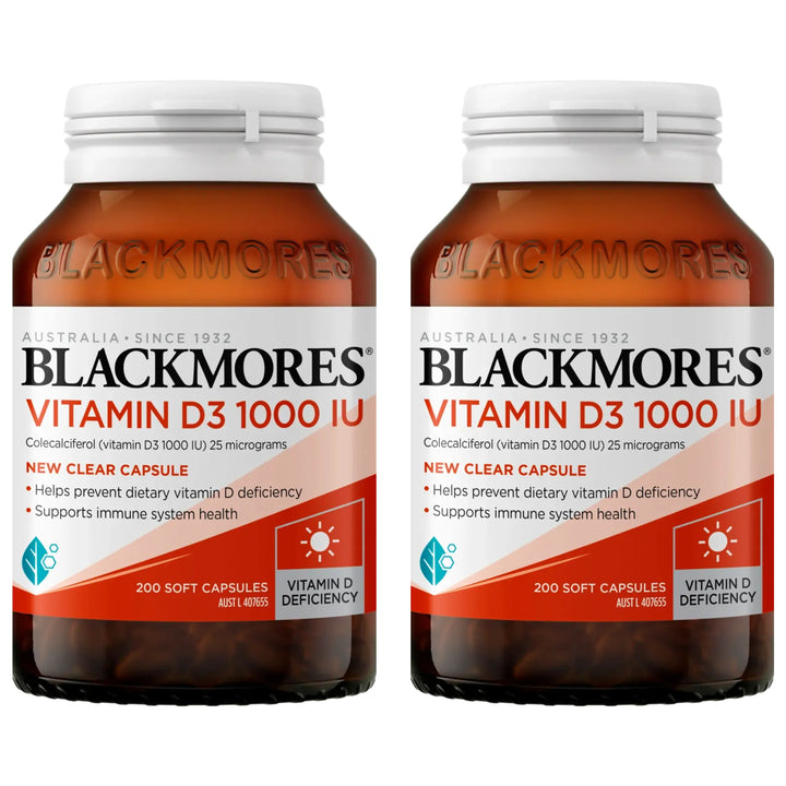 Blackmores Vitamin D3 1000 IU 200 Capsules