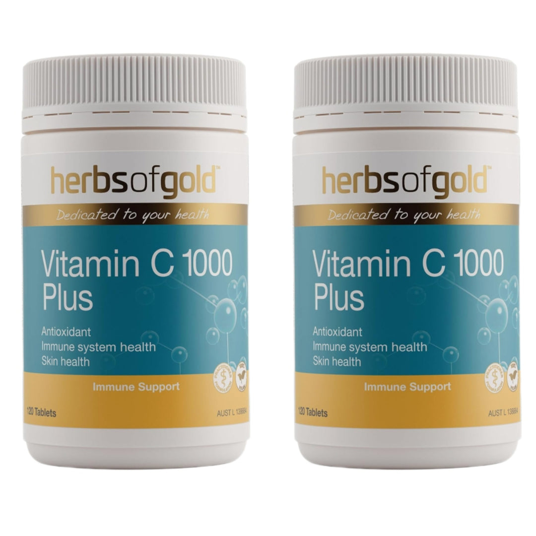 Herbs of Gold Vitamin C 1000 Plus 120 Tablets