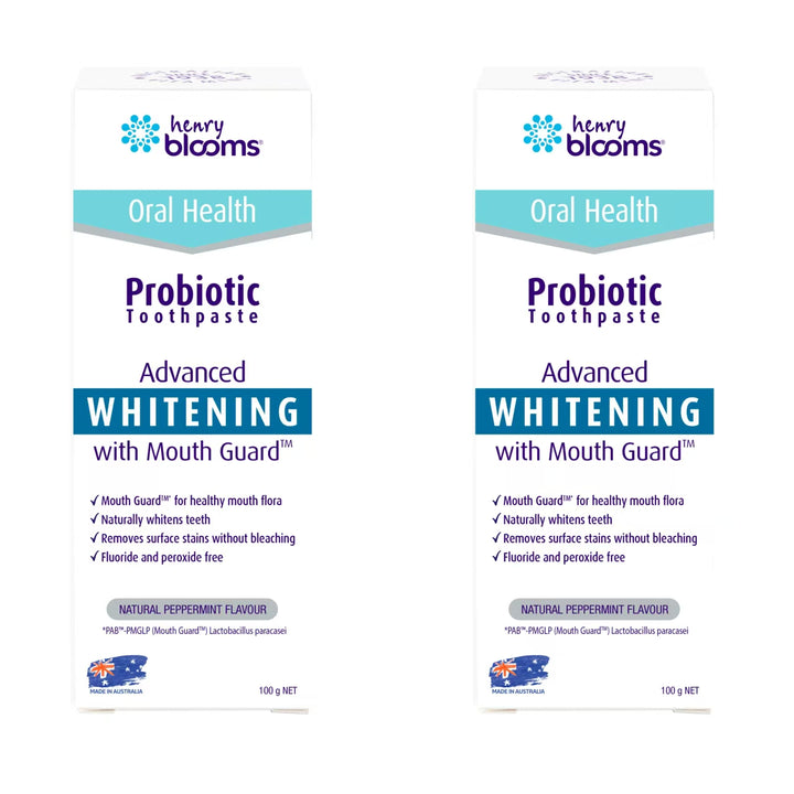Henry Blooms Probiotic Toothpaste Advanced Whitening 100g