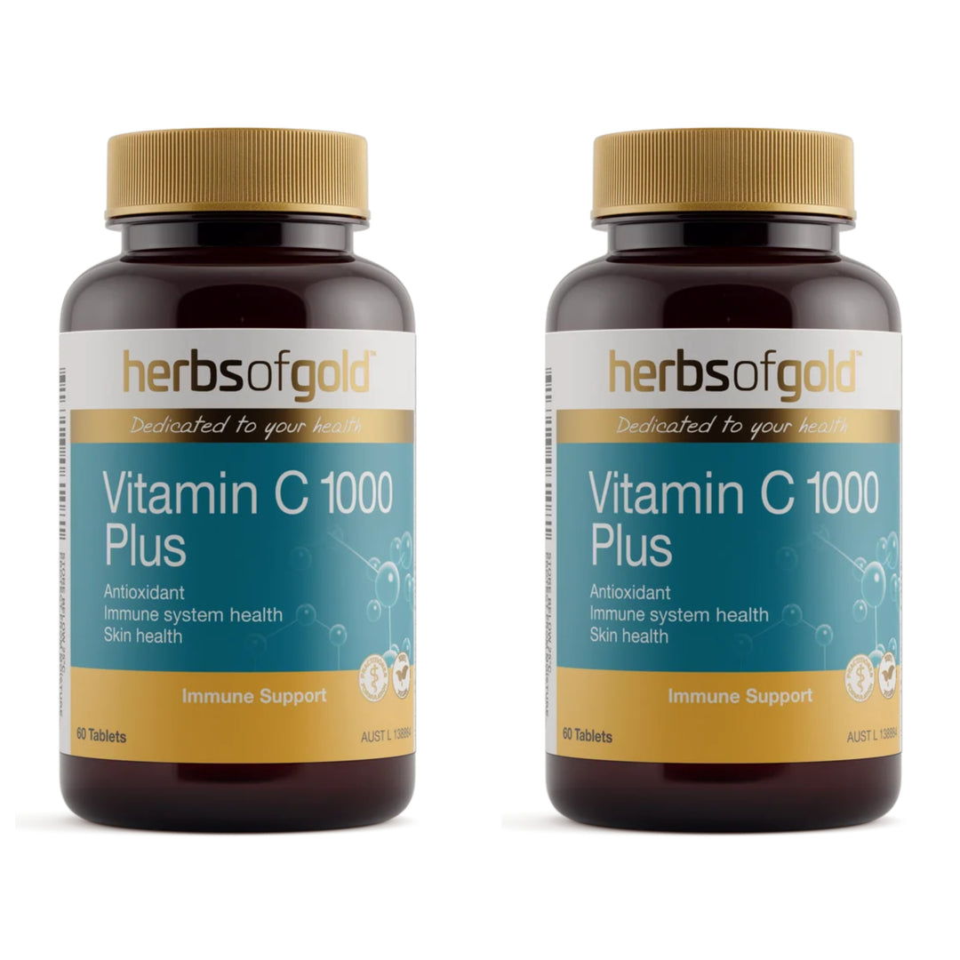 Herbs of Gold Vitamin C 1000 Plus 60 Tablets