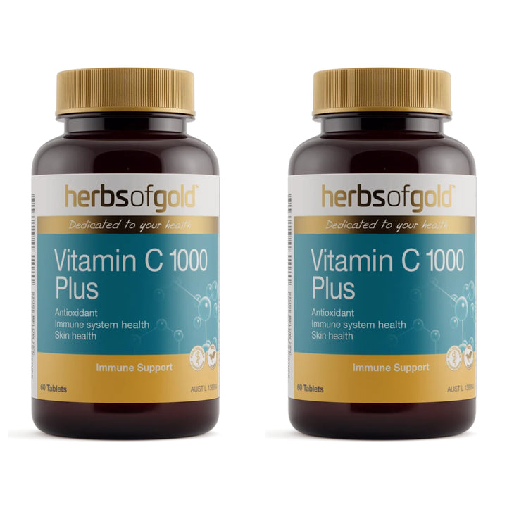 Herbs of Gold Vitamin C 1000 Plus 60 Tablets