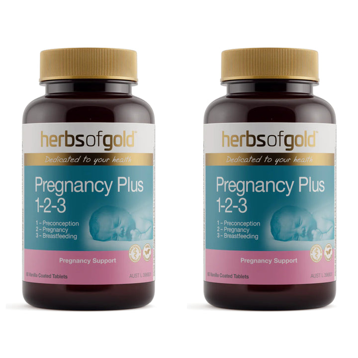 Herbs of Gold Pregnancy Plus 1-2-3 60 Tablets