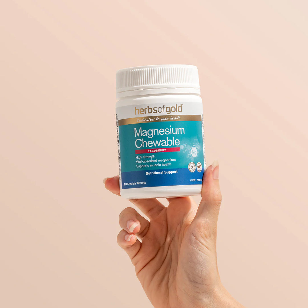 Herbs of Gold Magnesium Chewable 60 Tablets