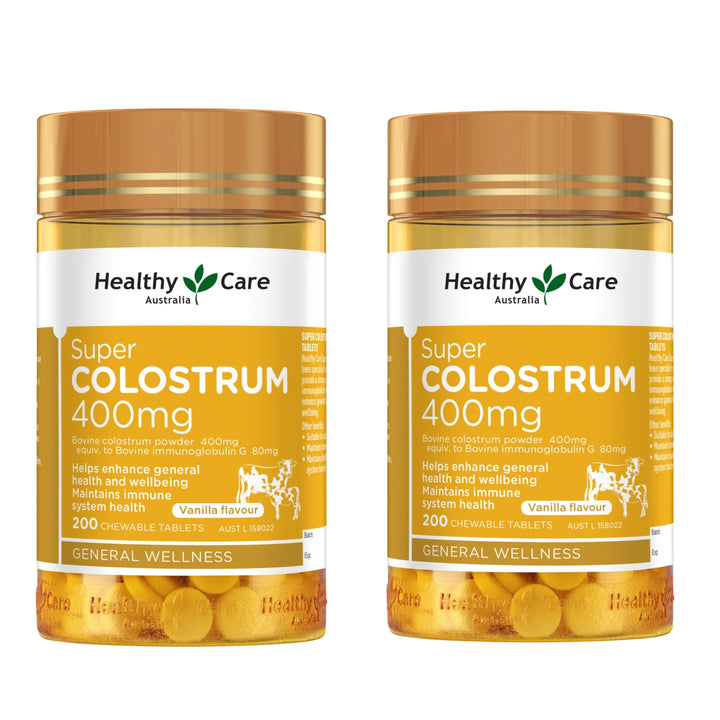 Healthy Care Super Colostrum 400mg 200 Tablets