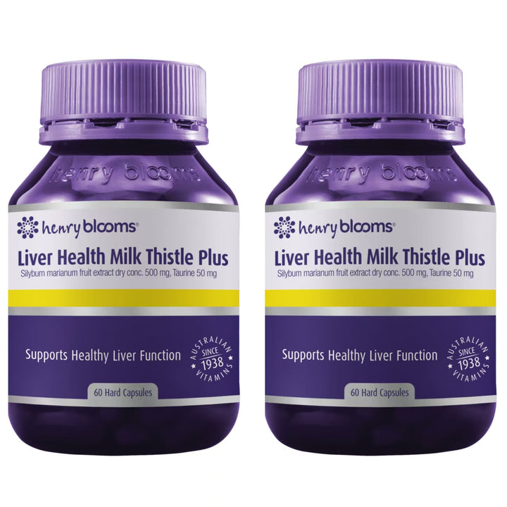 Henry Blooms Liver Health Milk Thistle Plus 60 Capsules