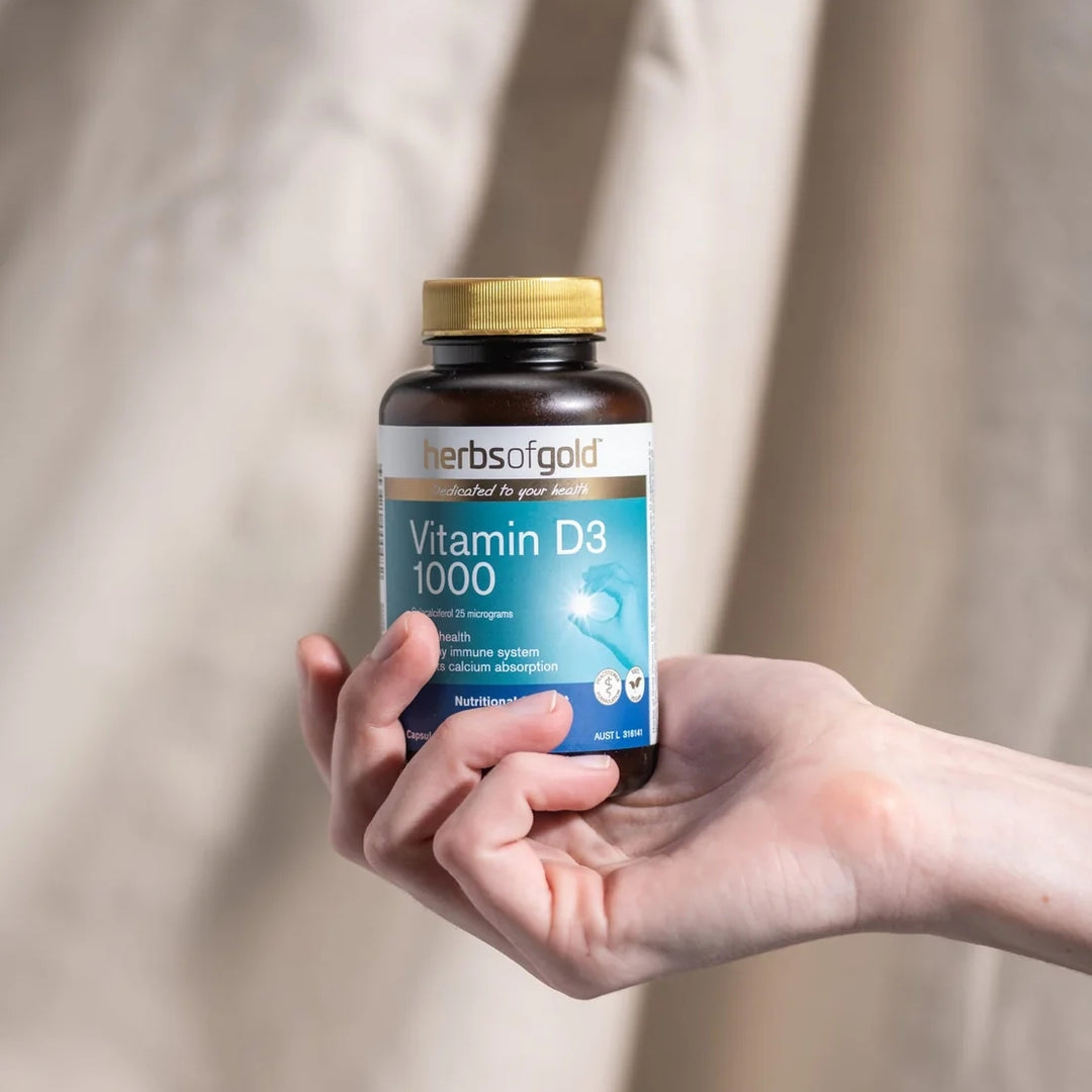 Herbs of Gold Vitamin D3 1000 120 Capsules
