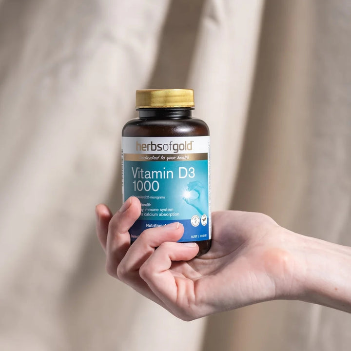 Herbs of Gold Vitamin D3 1000 120 Capsules