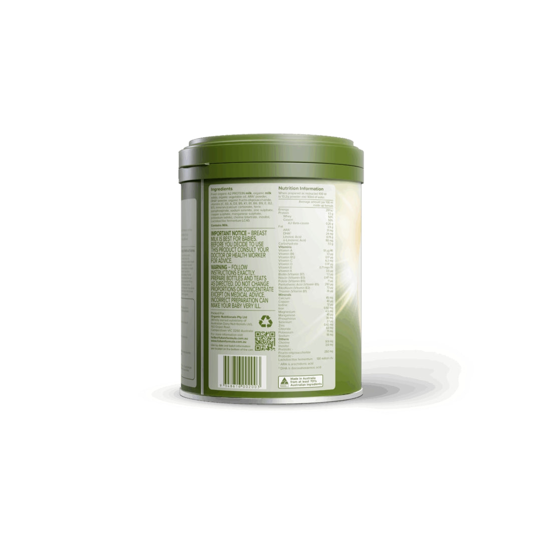 Future Organic A2 Protein Premium Stage 2 Follow On Formula 800g