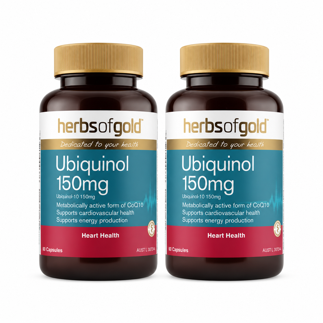 Herbs of Gold Ubiquinol 150mg 30 Capsules
