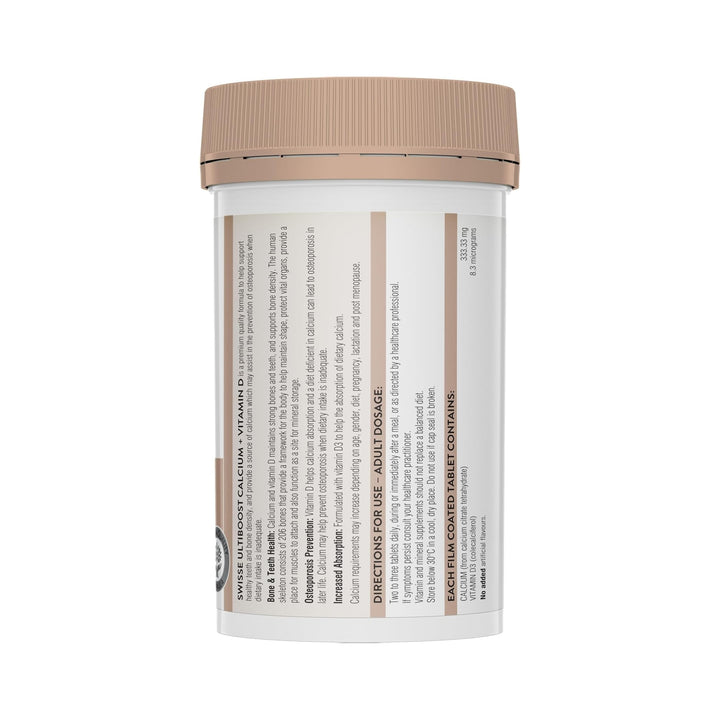 Swisse Ultiboost Calcium + Vitamin D 150 Tablets