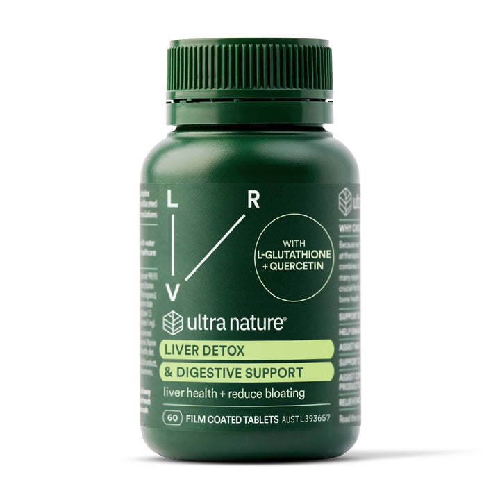 Ultra Nature Liver Detox &amp; Digestive Support 60 Tablets