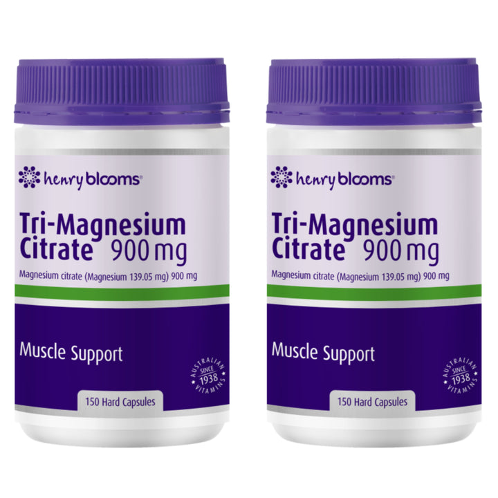 Henry Blooms Tri-Magnesium Citrate 900mg 150 Capsules
