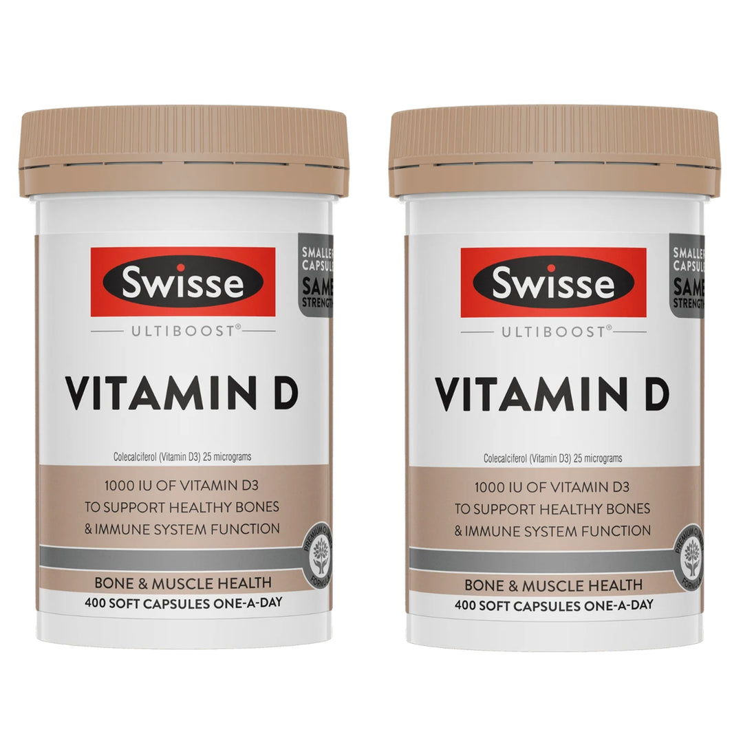 Swisse Ultiboost Vitamin D 400 Capsules