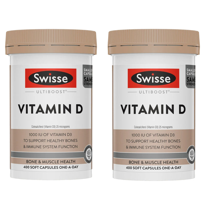 Swisse Ultiboost Vitamin D 400 Capsules