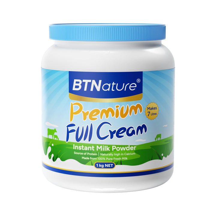 BTNature® Blue One™ Premium Full Cream Instant Milk Powder 1 kg