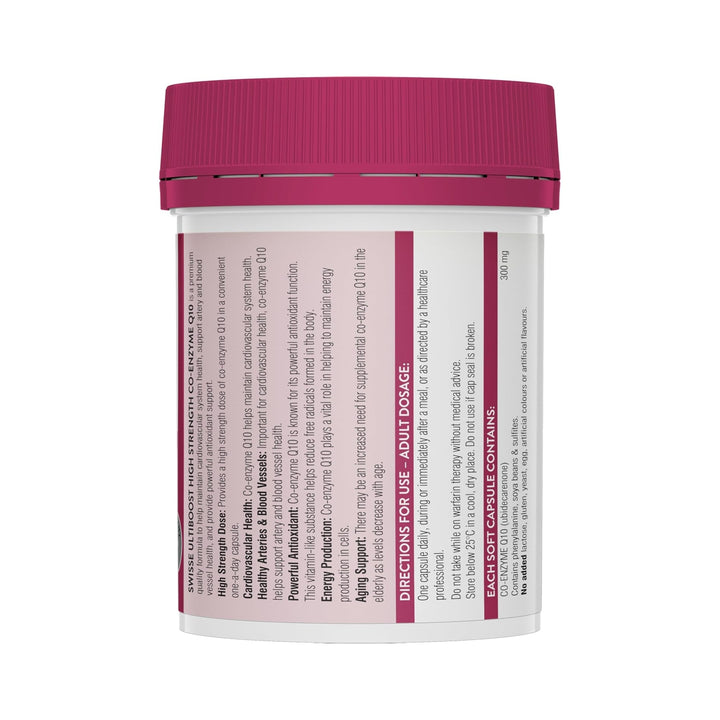 Swisse Ultiboost High Strength Co-Enzyme Q10 90 Capsules
