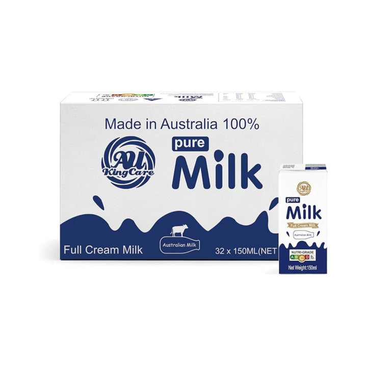 Au Kingcare Pure Full Cream Milk 150ml*32box/carton