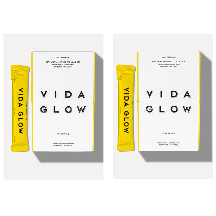 Vida Glow 天然海洋胶原蛋白粉 菠萝味 90g（30袋）