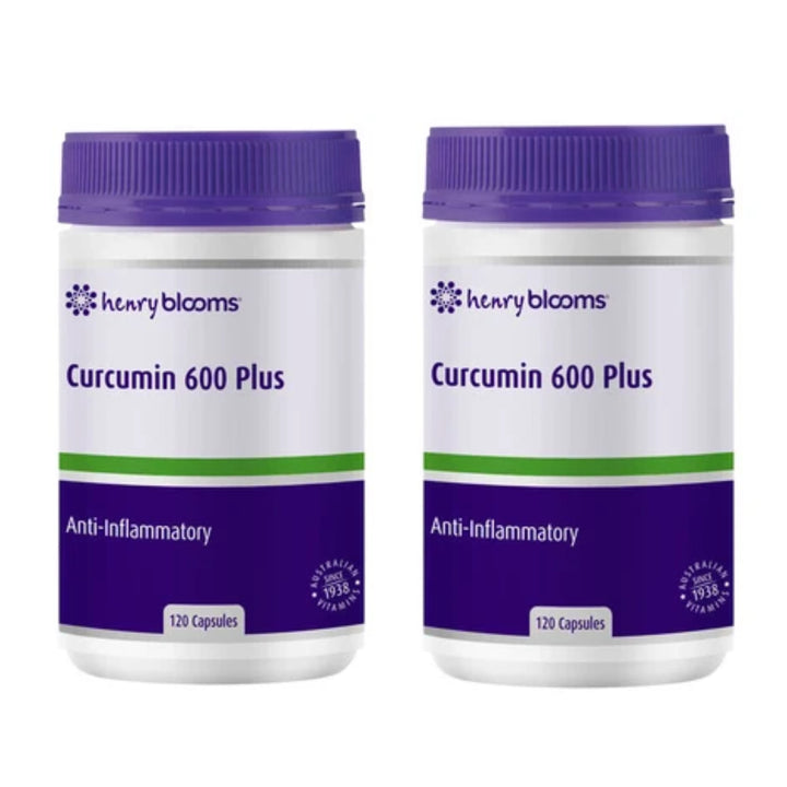 Henry Blooms Curcumin 600 Plus 120 Capsules
