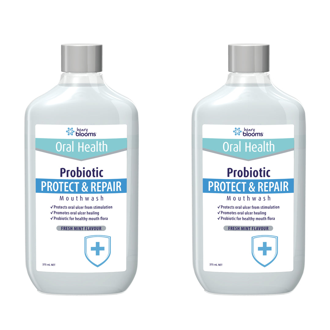Henry Blooms Probiotics Mouthwash Protect &amp; Repair 375 mL