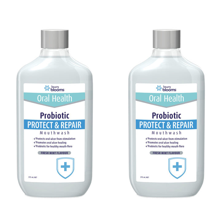 Henry Blooms Probiotics Mouthwash Protect &amp; Repair 375 mL