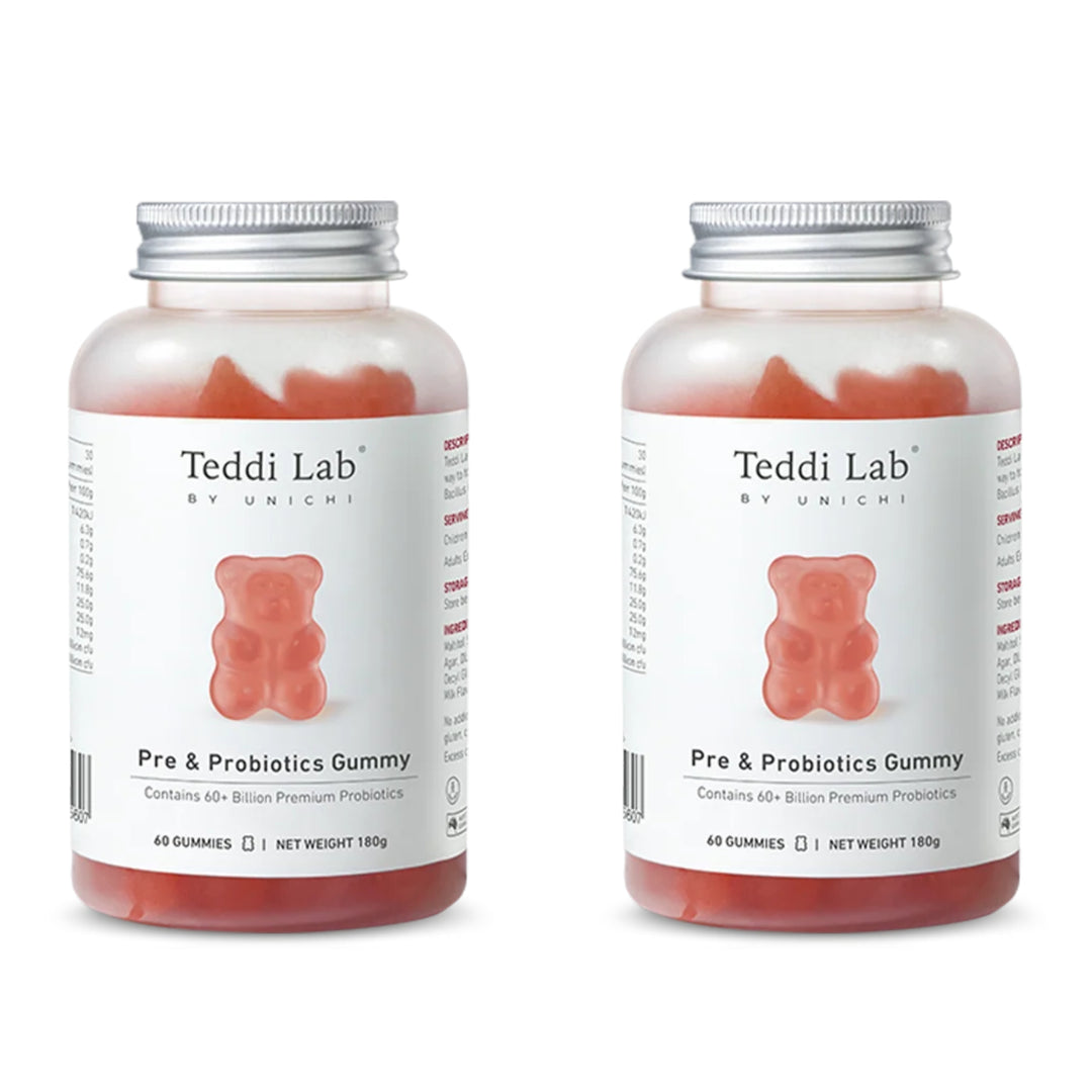 Teddi Lab by Unichi Pre &amp; Probiotics Gummy 60 Gummies