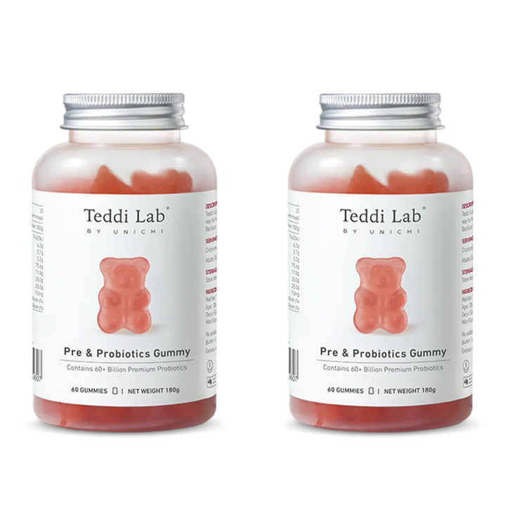 Teddi Lab by Unichi Pre &amp; Probiotics Gummy 60 Gummies