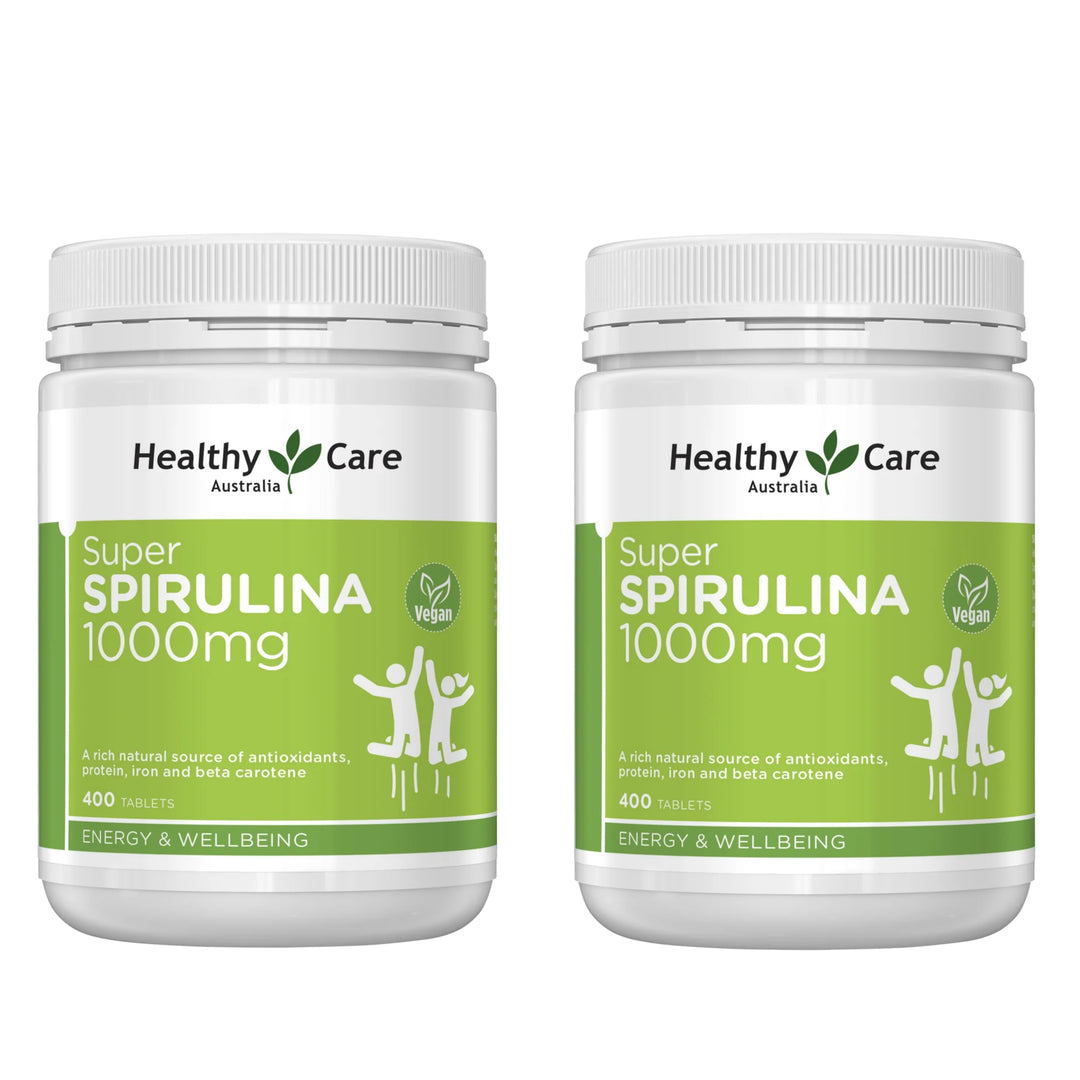 Healthy Care Super Spirulina 1000mg 400 Tablets